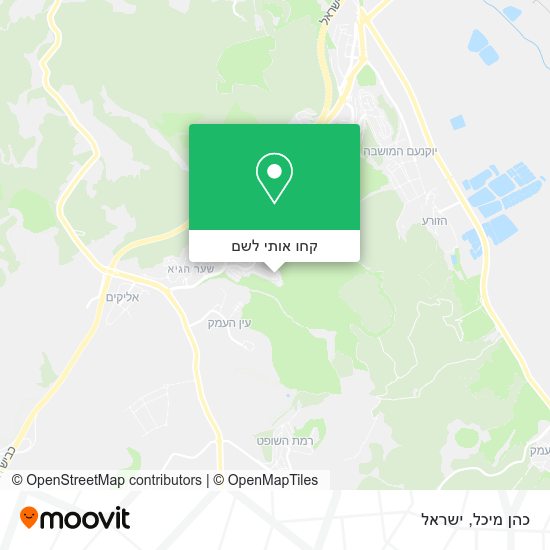 מפת כהן מיכל