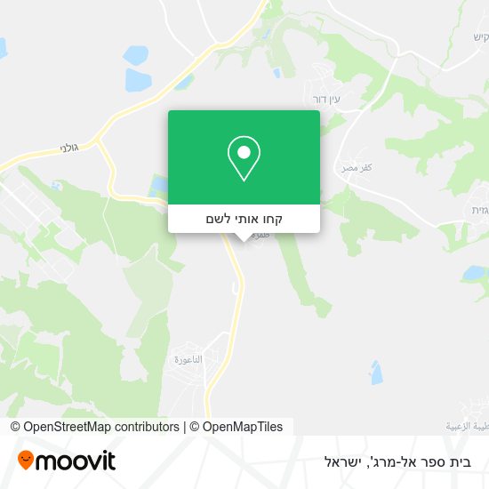 מפת בית ספר אל-מרג'