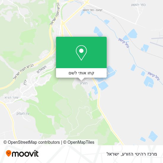 מפת מרכז רהיטי הזורע