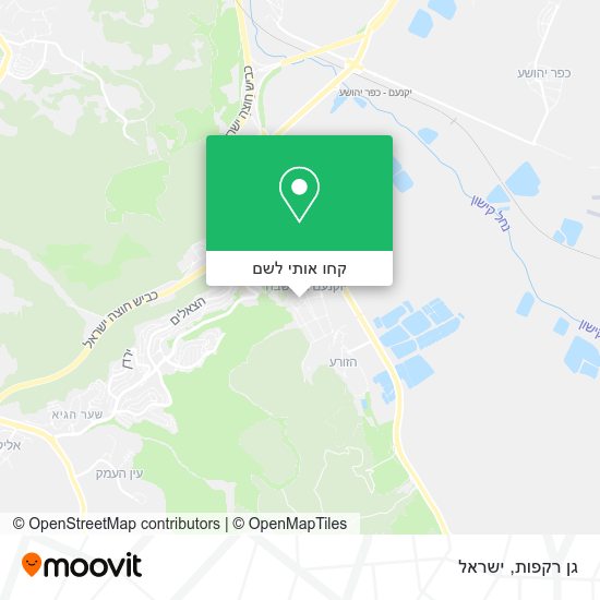 מפת גן רקפות