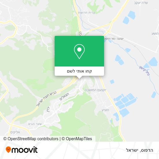מפת הדפוס