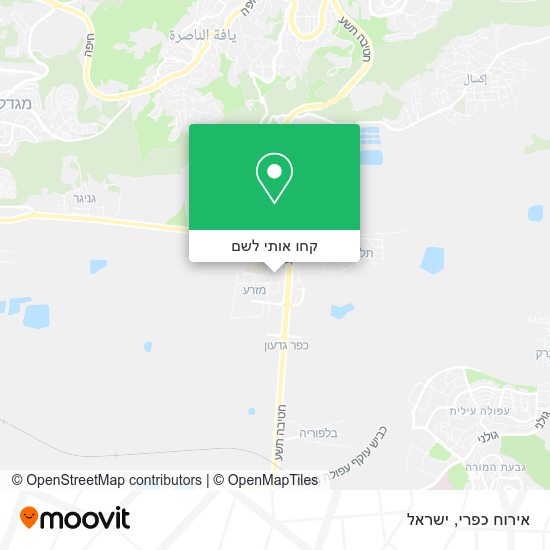 מפת אירוח כפרי
