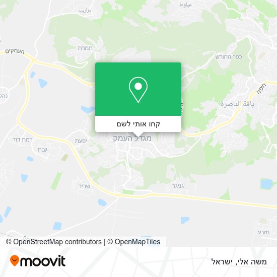 מפת משה אלי