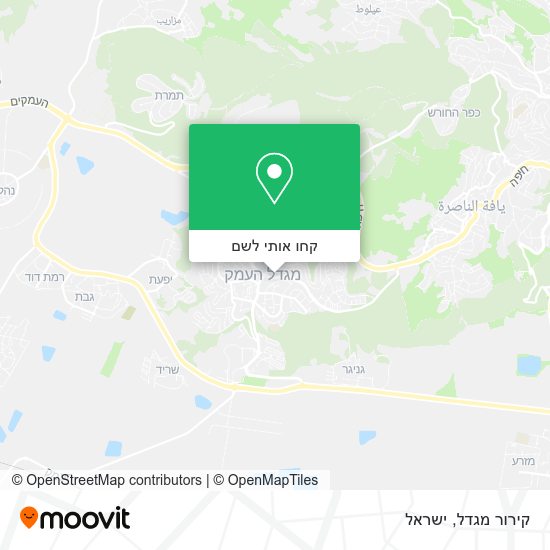 מפת קירור מגדל