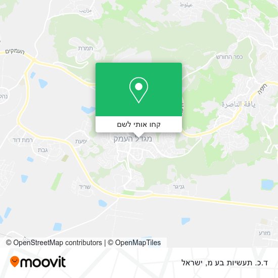 מפת ד.כ. תעשיות בע מ