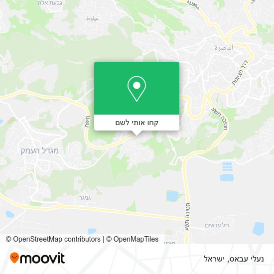 מפת נעלי עבאס