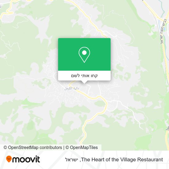 מפת The Heart of the Village Restaurant