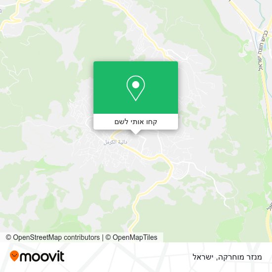 מפת מנזר מוחרקה