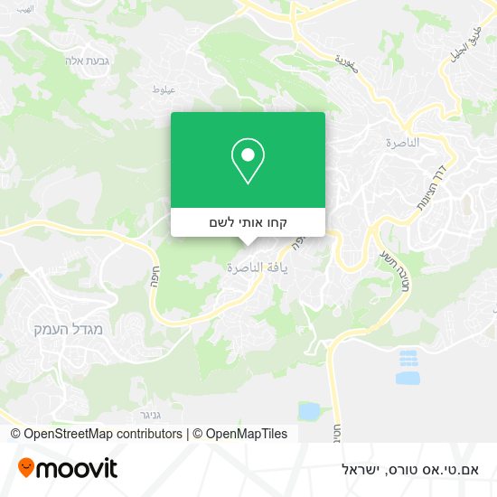 מפת אם.טי.אס טורס