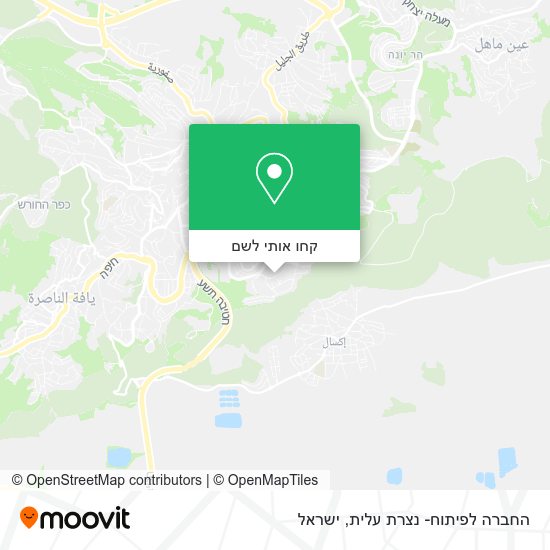 מפת החברה לפיתוח- נצרת עלית