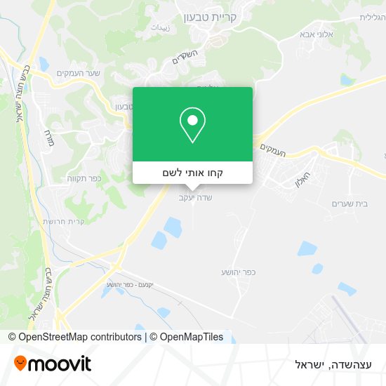 מפת עצהשדה