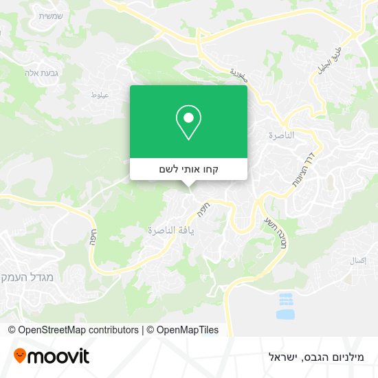 מפת מילניום הגבס