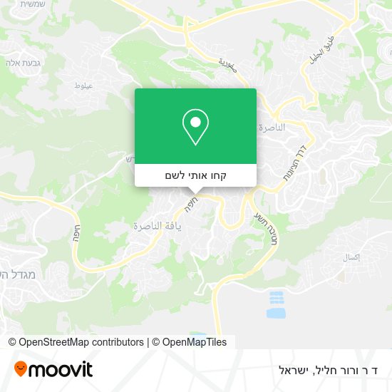 מפת ד ר ורור חליל