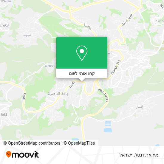 מפת אץ.אר.דנטל