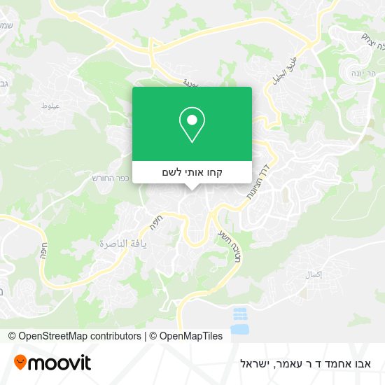 מפת אבו אחמד ד ר עאמר