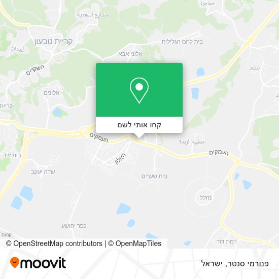 מפת פנורמי סנטר