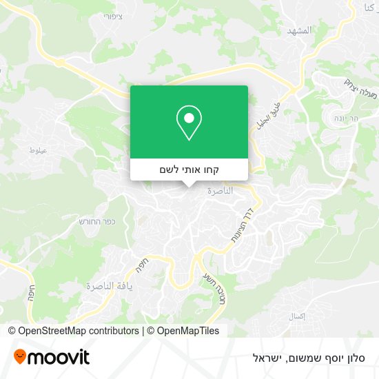 מפת סלון יוסף שמשום