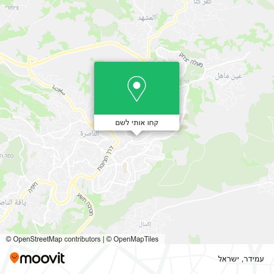 מפת עמידר