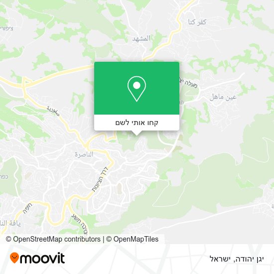 מפת יגן יהודה