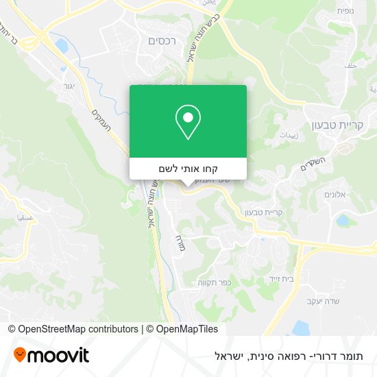 מפת תומר דרורי- רפואה סינית