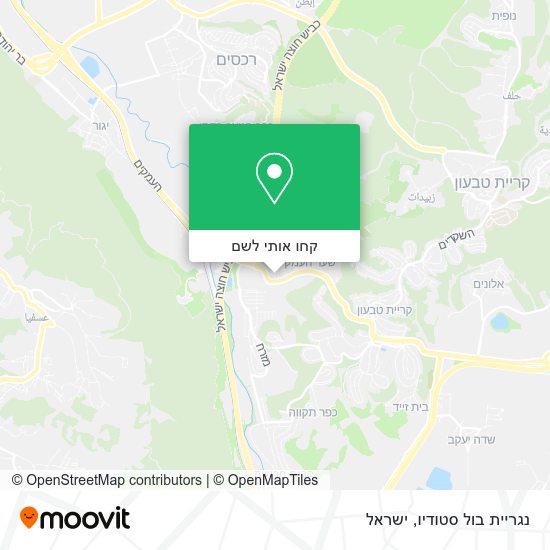 מפת נגריית בול סטודיו