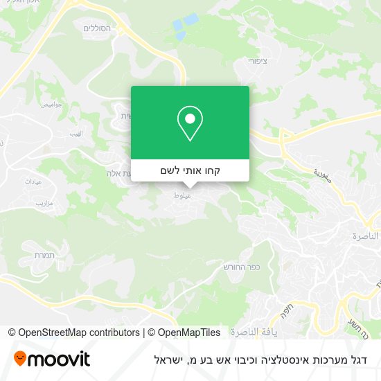 מפת דגל מערכות אינסטלציה וכיבוי אש בע מ