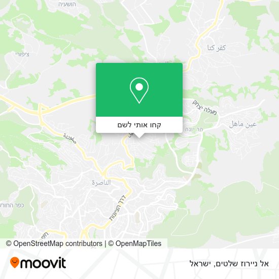 מפת אל ניירוז שלטים