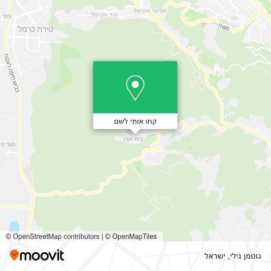 מפת גוטמן גילי