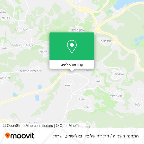 מפת התחנה השנייה / הגלריה של ציון באלישמע