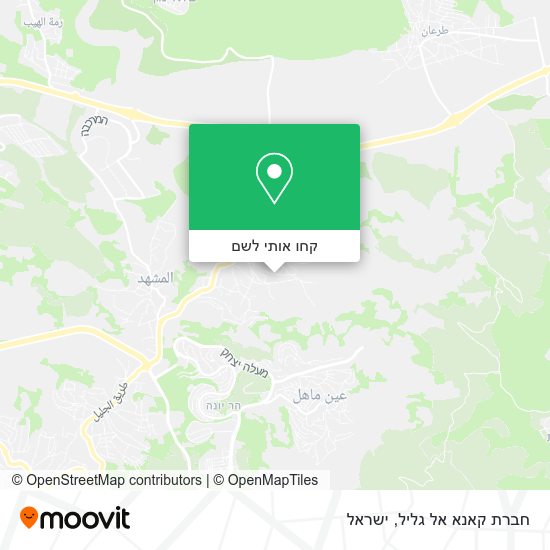 מפת חברת קאנא אל גליל