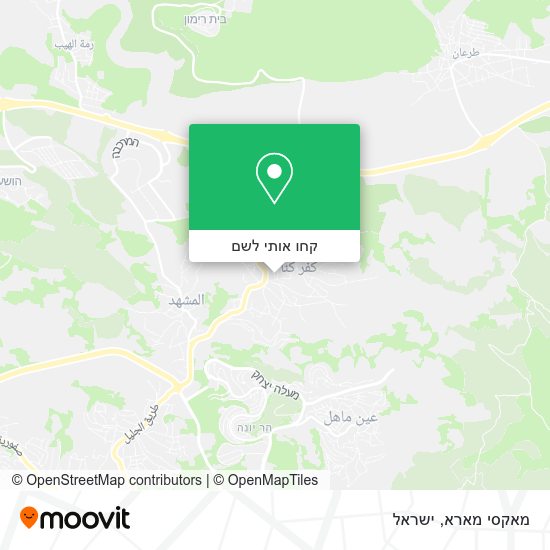 מפת מאקסי מארא