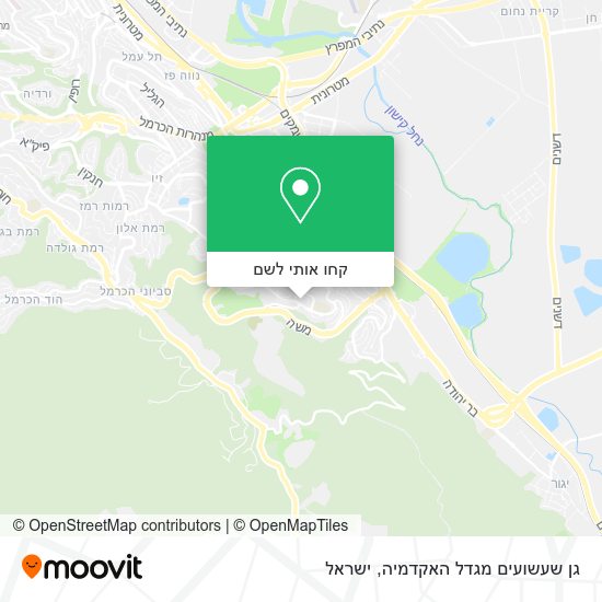 מפת גן שעשועים מגדל האקדמיה