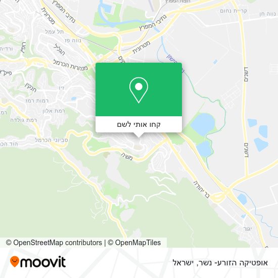 מפת אופטיקה הזורע- נשר