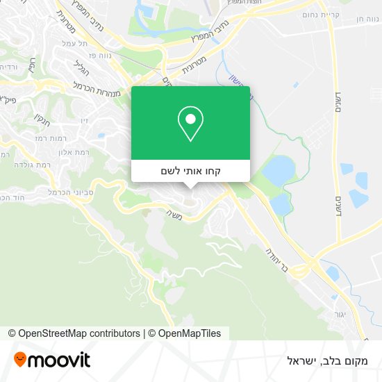 מפת מקום בלב