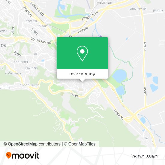 מפת זיקונט