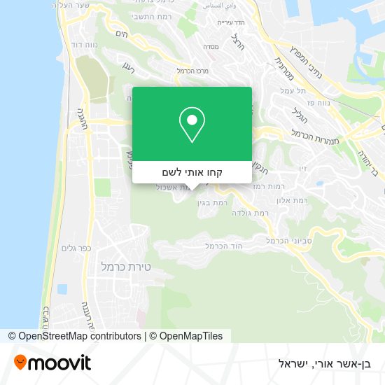 מפת בן-אשר אורי
