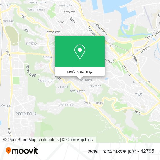 מפת 42795 - זלמן שניאור ברנר