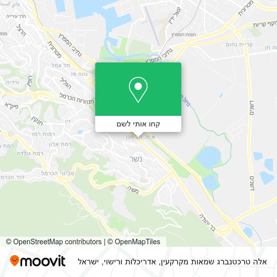 מפת אלה טרכטנברג שמאות מקרקעין, אדריכלות ורישוי