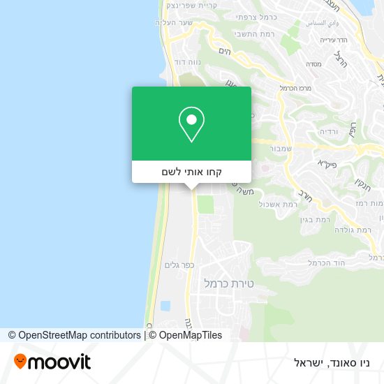 מפת ניו סאונד