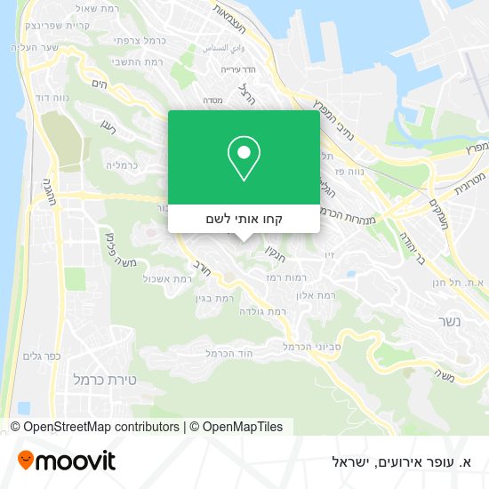 מפת א. עופר אירועים