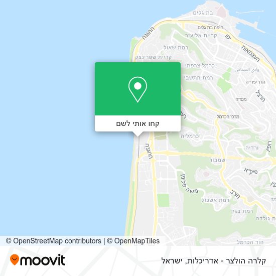 מפת קלרה הולצר - אדריכלות
