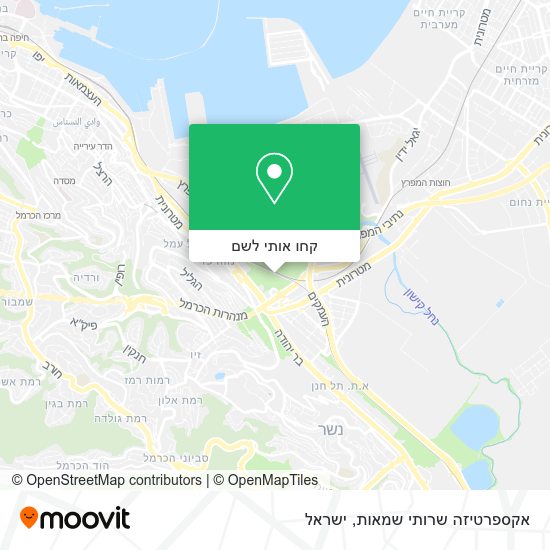 מפת אקספרטיזה שרותי שמאות