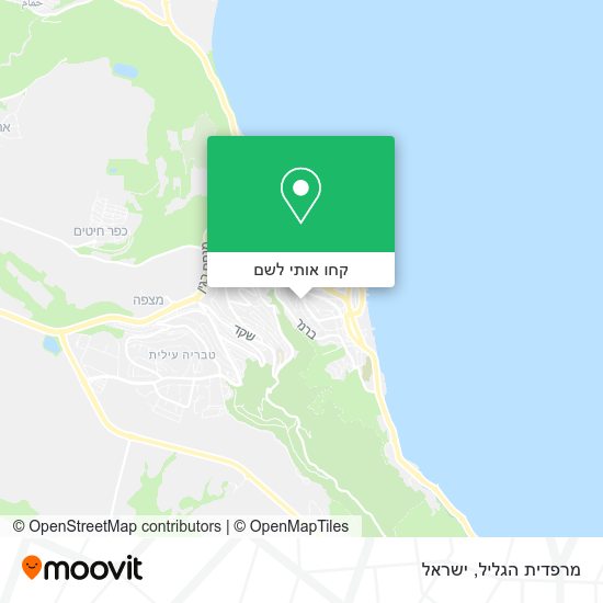 מפת מרפדית הגליל