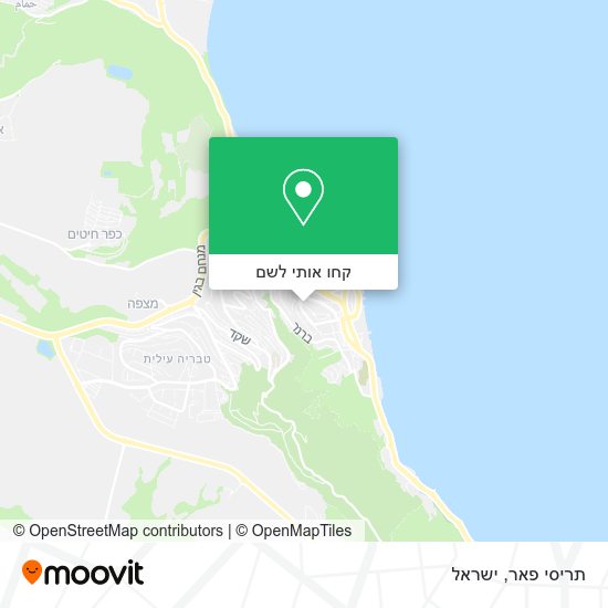 מפת תריסי פאר