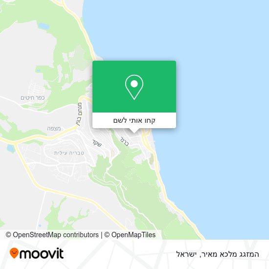 מפת המזגג מלכא מאיר