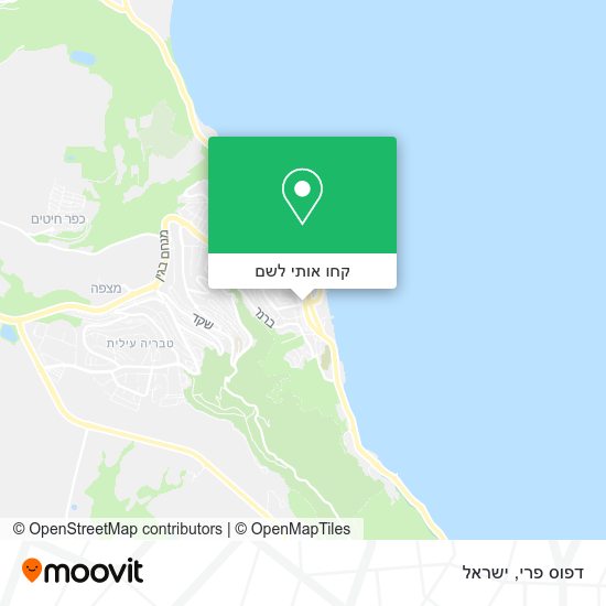 מפת דפוס פרי