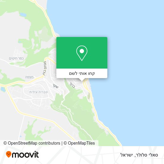 מפת סאלי סלולר