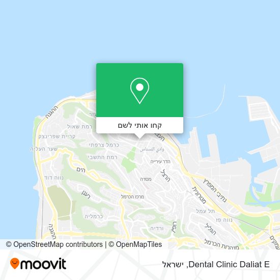 מפת Dental Clinic Daliat E