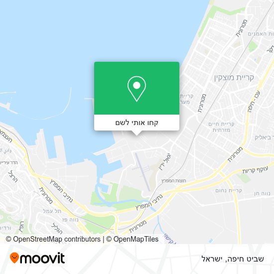 מפת שביט חיפה