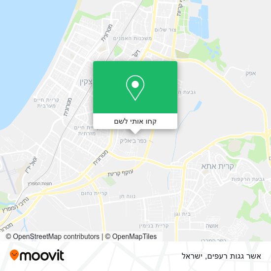 מפת אשר גגות רעפים
